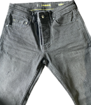 Black slim-fit jean in soft-washed denim